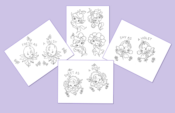 VFF Flirty Flowers Shy - Click Image to Close